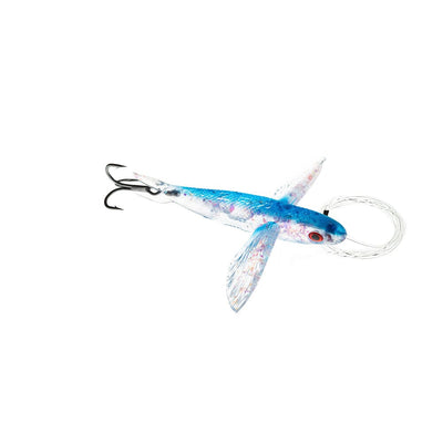 Frenzy Ballistic Flying Fish Lure Unknown Rigged 6" Blue