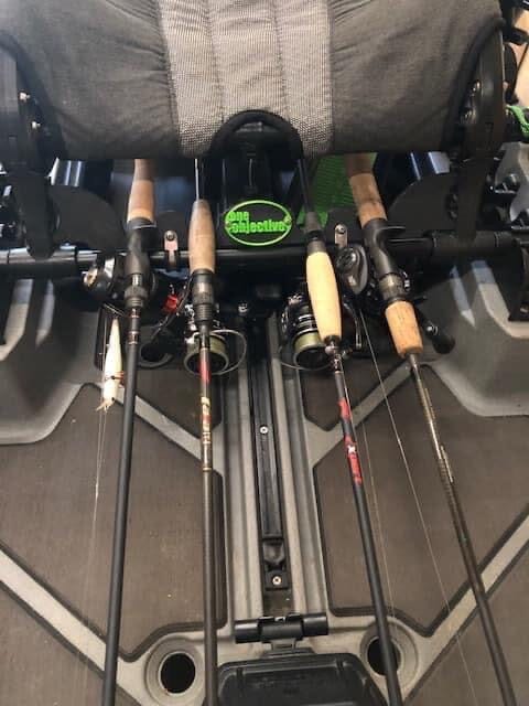 Bonafide Under Seat Rod Holder Kayak Accessories One Objective 