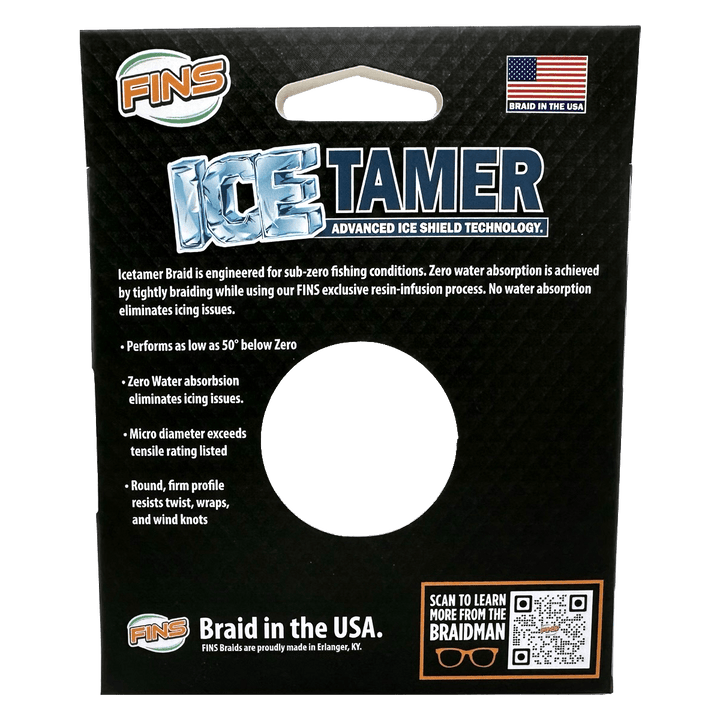 Icetamer Ice Fishing Braid Fishing Line FINS Braids 