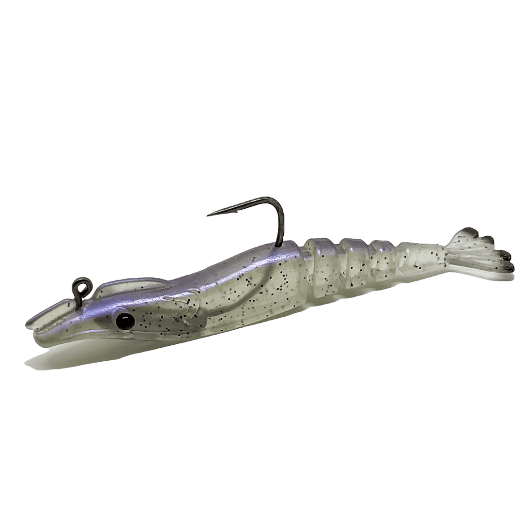 Marker 54 Glide Shrimp - Slow-Sinking Shrimp Bait - 4" 2pk Lure Marker 54 Molting 