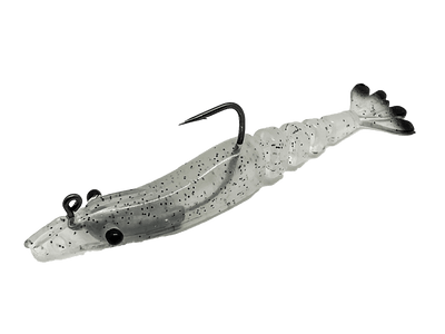 Marker 54 Glide Shrimp - Slow-Sinking Shrimp Bait - 4" 2pk Lure Marker 54 White 