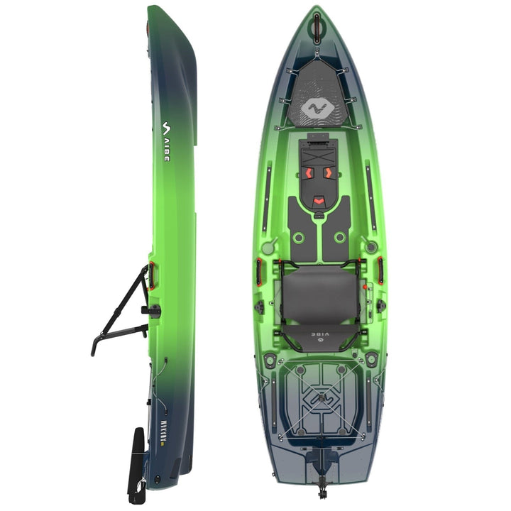 Makana 100 Kayaks Vibe Kayaks Surge green No drive 