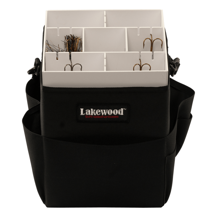 Pedestal Pal Senior Tackle Storage Lakewood Products Black 