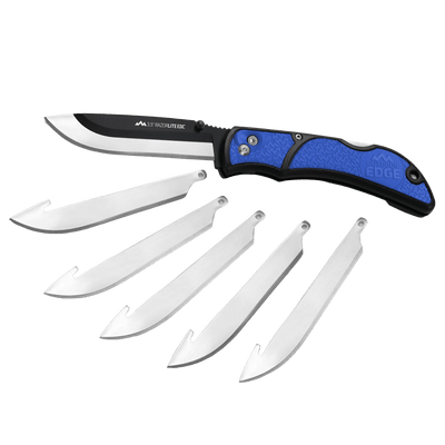 Outdoor Edge - 3.5" RazorEDC Lite Replaceable Blade Carry Knife Tools Outdoor Edge Blue 