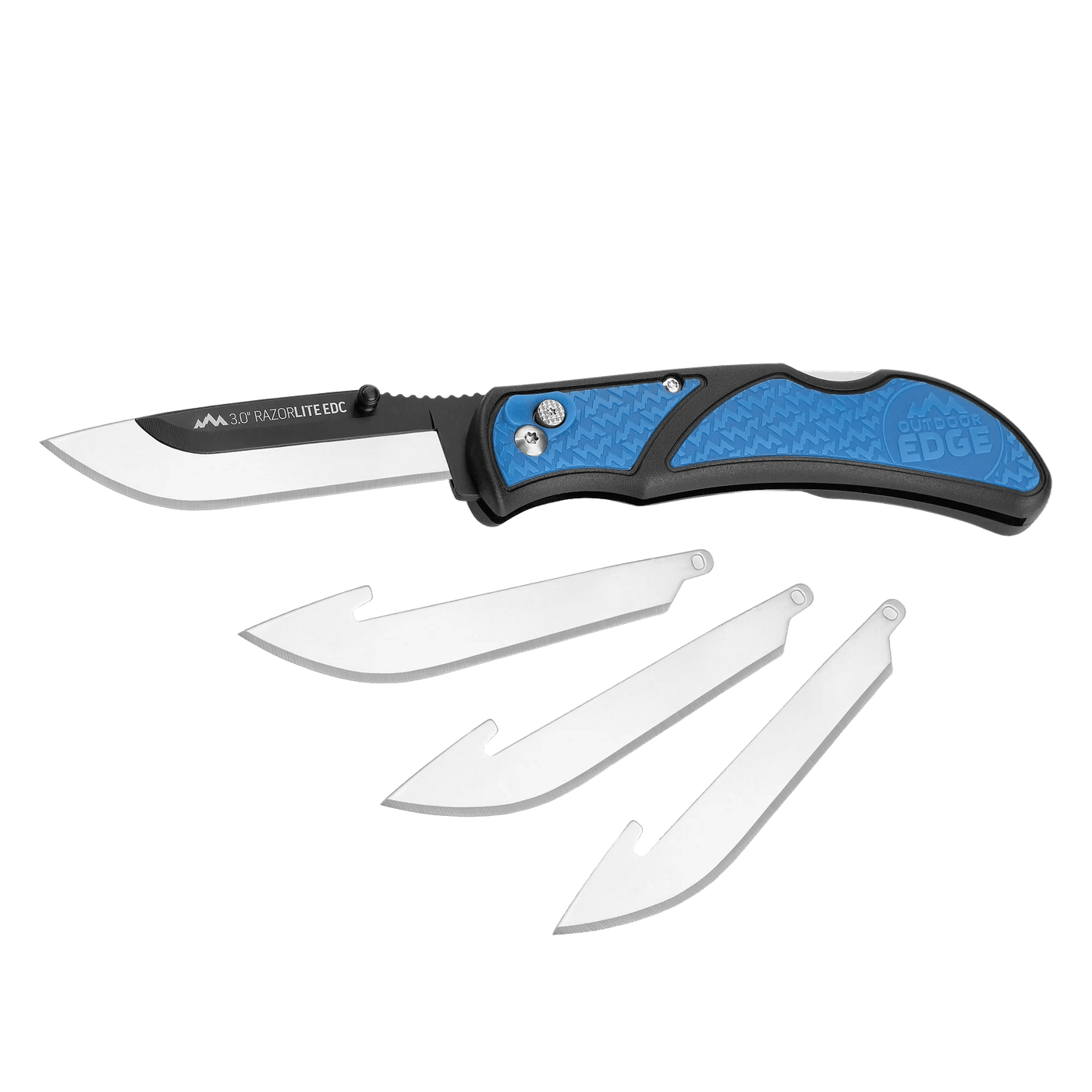 Outdoor Edge - 3.0" RazorEDC Lite Replaceable Blade Carry Knife Tools Outdoor Edge Blue 