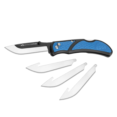 Outdoor Edge - 3.0" RazorEDC Lite Replaceable Blade Carry Knife Tools Outdoor Edge Blue 