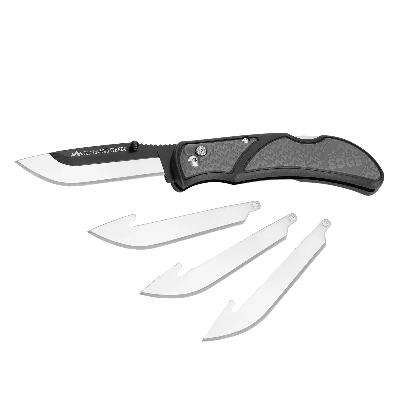 Outdoor Edge - 3.0" RazorEDC Lite Replaceable Blade Carry Knife Tools Outdoor Edge Gray 