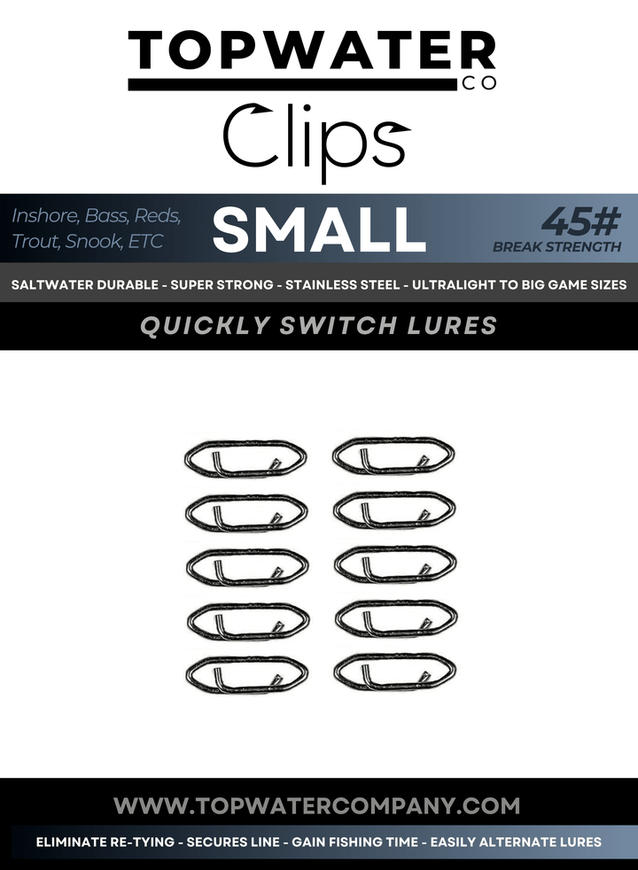 Topwater Co Speed Clips (15-45-70-120lbs) Topwater Co Small 25 