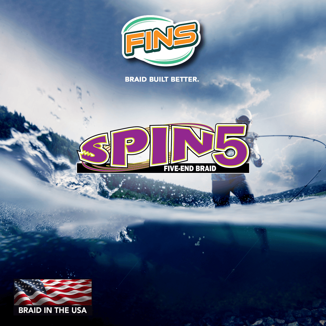 Spin5 Fishing Braid Fishing Line FINS Braids 