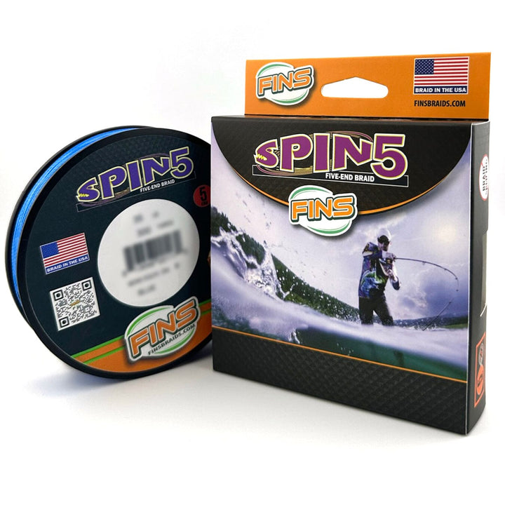 Spin5 Fishing Braid Fishing Line FINS Braids 