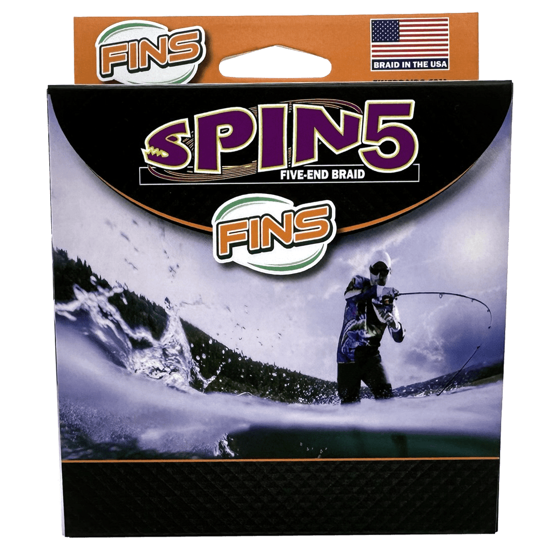 Spin5 Fishing Braid Fishing Line FINS Braids 
