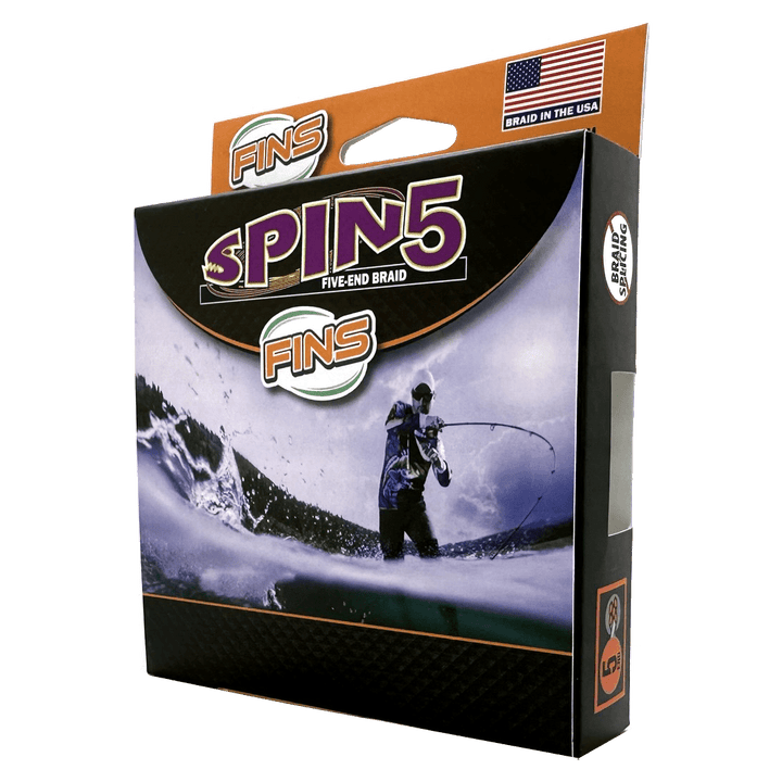 Spin5 Fishing Braid Fishing Line FINS Braids 