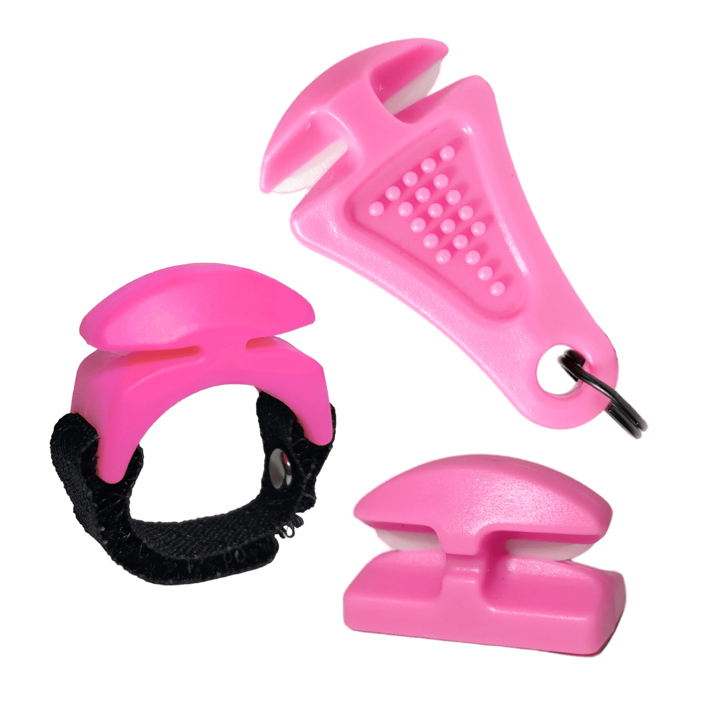 "TRIPLE PLAY" Fishing Line Cutter Multi-Pack Combo Cutter Line Cutterz Pink Large Hang-Packaging 