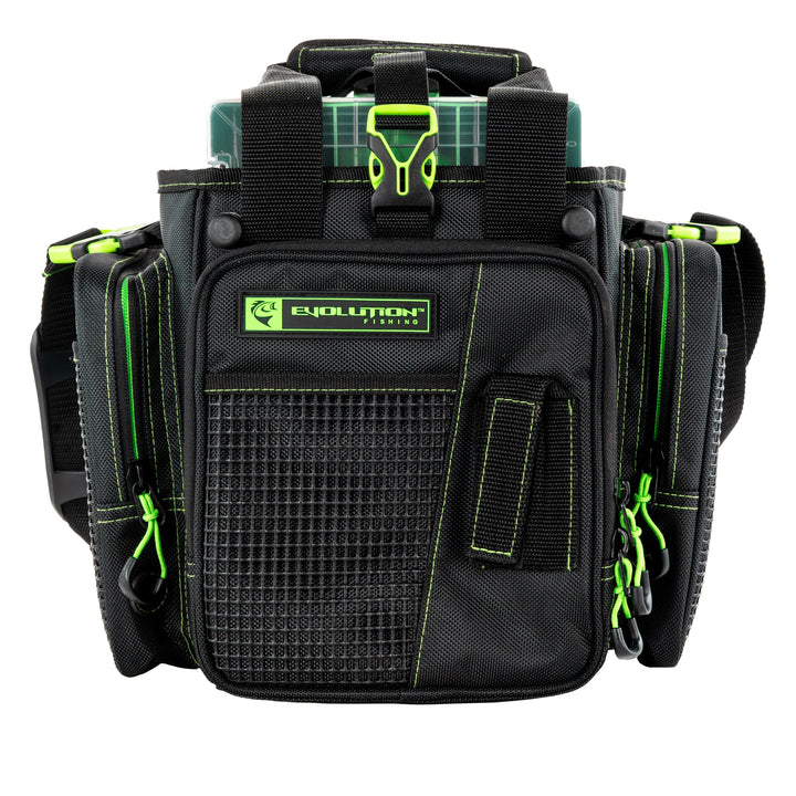 Vertical 3600 Drift Series Tackle Bag Green Tackle Storage Evolution Outdoor 