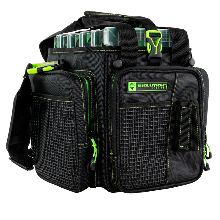 Vertical 3600 Drift Series Tackle Bag Green Tackle Storage Evolution Outdoor 