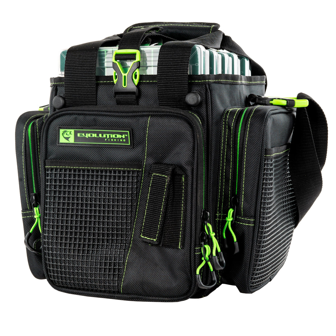 Vertical 3600 Drift Series Tackle Bag Green Tackle Storage Evolution Outdoor 