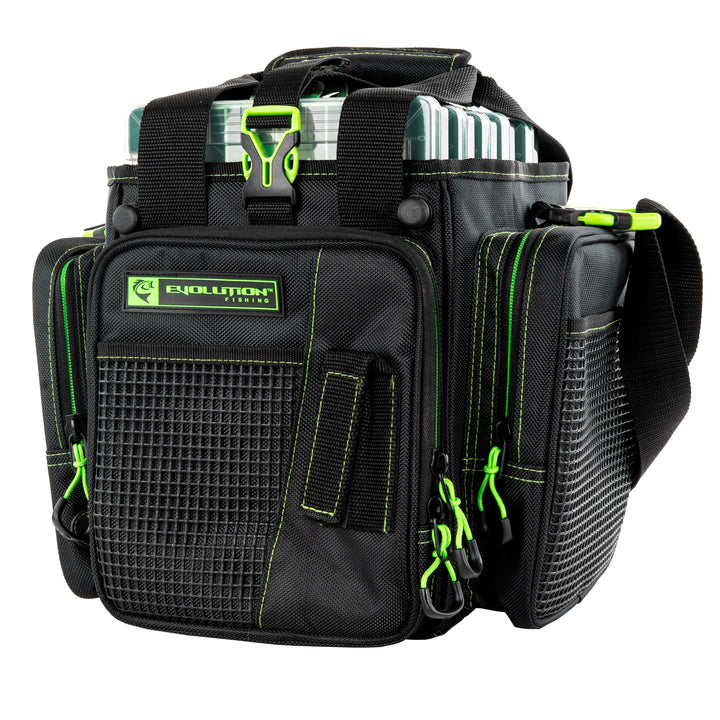 Vertical 3600 Drift Series Tackle Bag Green Tackle Storage Evolution Outdoor 