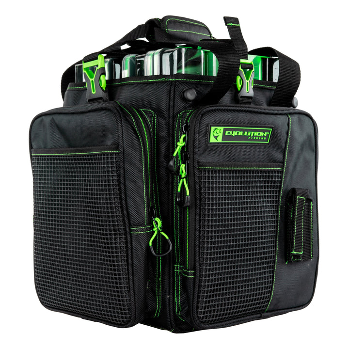 Vertical 3700 Drift Series Tackle Bag Green Tackle Storage Evolution Outdoor 