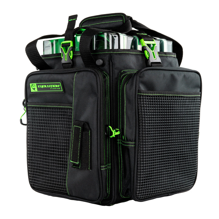 Vertical 3700 Drift Series Tackle Bag Green Tackle Storage Evolution Outdoor 