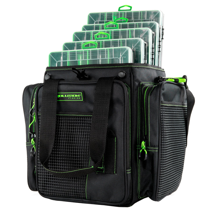 Vertical 3700 Drift Series Tackle Bag Green Tackle Storage Evolution Outdoor 