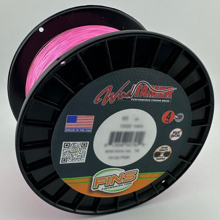 FINS Windtamer Fishing Braid (4-12 lb.) Fishing Line FINS Braids 
