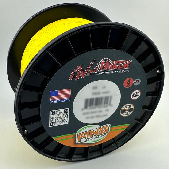 Windtamer Fishing Braid 100-200lb. Fishing Line FINS Braids 