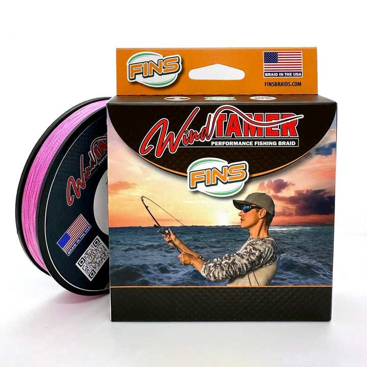 FINS Windtamer Fishing Braid (4-12 lb.) Fishing Line FINS Braids 