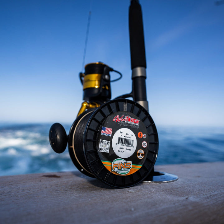 Windtamer Pitch Black Braid Fishing Line FINS Braids 