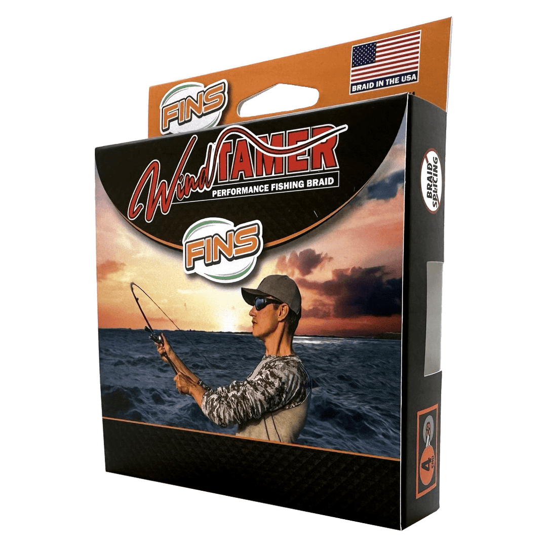 FINS Windtamer Fishing Braid (4-12 lb.) Fishing Line FINS Braids 