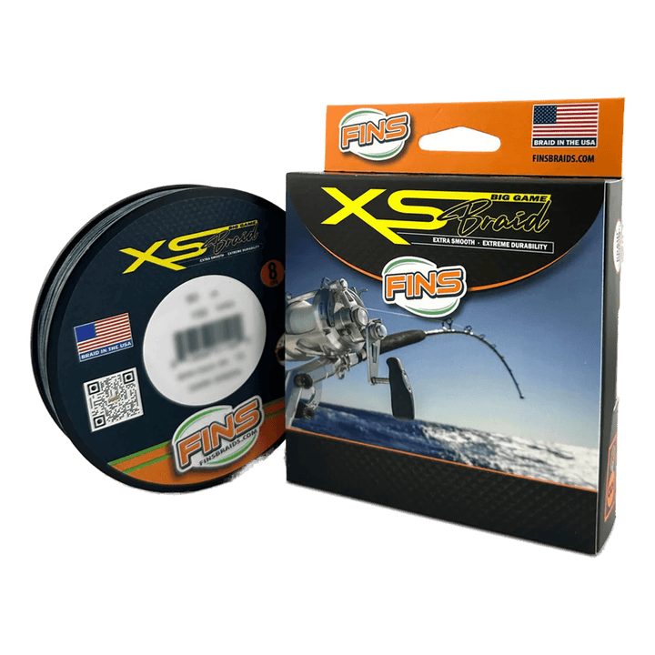 FINS XS Big Game Fishing Braid (10-50 lb.) Fishing Line FINS Braids 