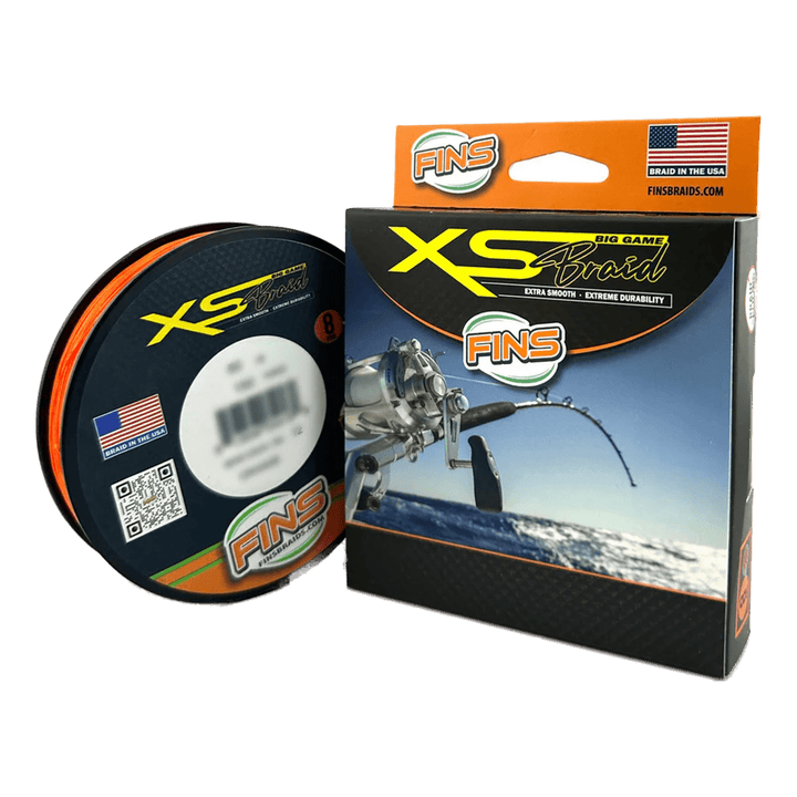 FINS XS Big Game Fishing Braid (60-200 lb.) Fishing Line FINS Braids 