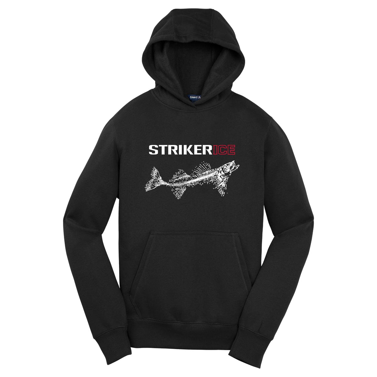 Striker® Youth Logo Hoody Clothing Striker Black YS 