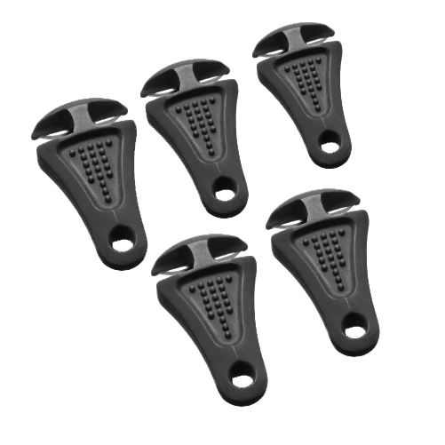 5-Pack Line Cutterz Ceramic Blade Zipper Pull - Black Zipper Pull Line Cutterz 