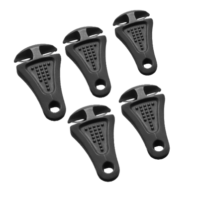 5-Pack Line Cutterz Ceramic Blade Zipper Pull - Black Zipper Pull Line Cutterz 