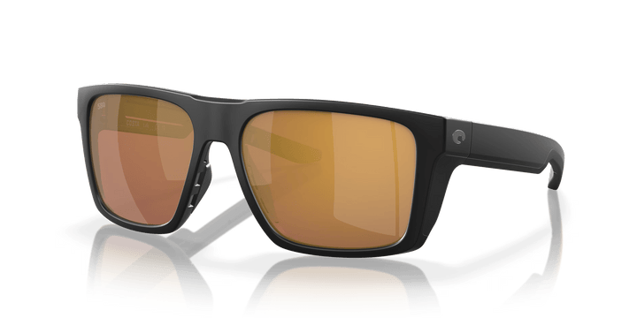 Costa Polarized Sunglasses Accessories Costa Del Mar Lido Matte Black Gold Mirror Polarized Glass