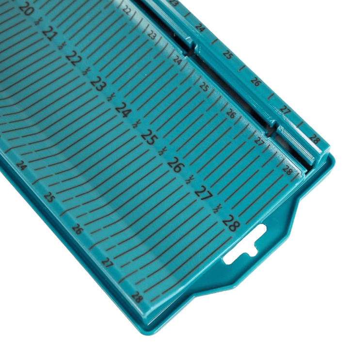LeaderBoard - 28" Measuring Board with Built-In Identifier Holders and Cull Tabs, Glacier Blue YakAttack 