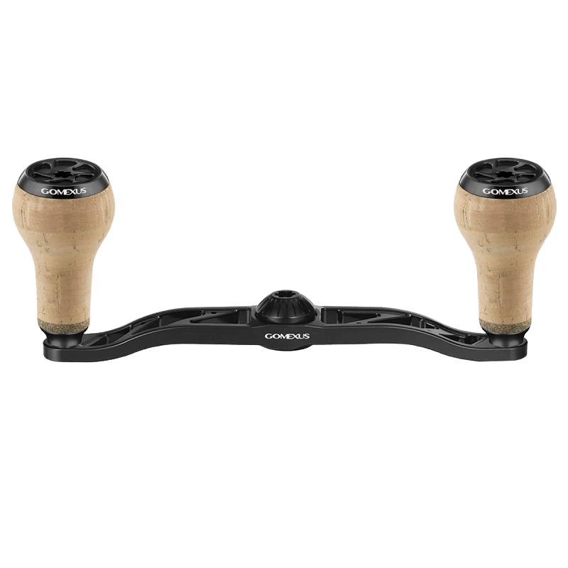Gomexus Aluminum Handle for Baitcasting Reel with Cork Knob BDH-CA27 Reel Parts Gomexus Black 7x4mm 100mm