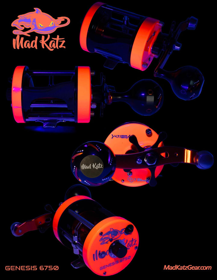 Mad Katz Genesis 6750 Level Wind Round Baitcast Reel Mad Katz 