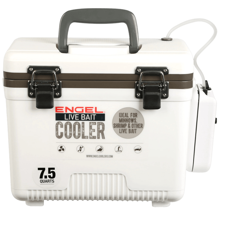 Engel® 7.5 Quart Live Bait Drybox/Cooler Engel Coolers White 