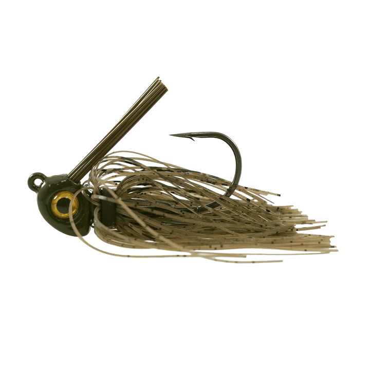 Missile Jigs - Ike's Mini Swim Jig Lure Missile Baits Green Pumpkin 5/16oz 