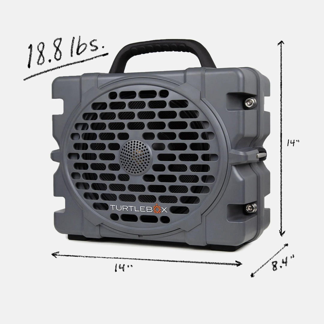 TURTLEBOX Grande Waterproof Portable Big Speaker Accessories Turtlebox 