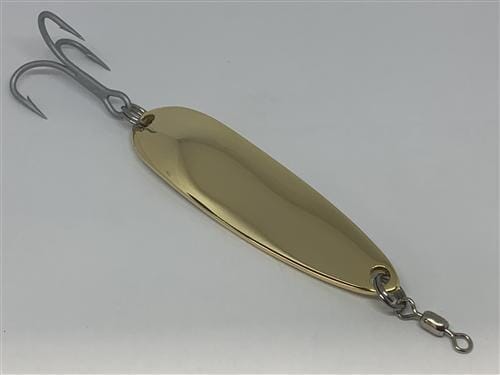 Gator Casting Spoon Tackle Gator Lures 2 oz Gold 