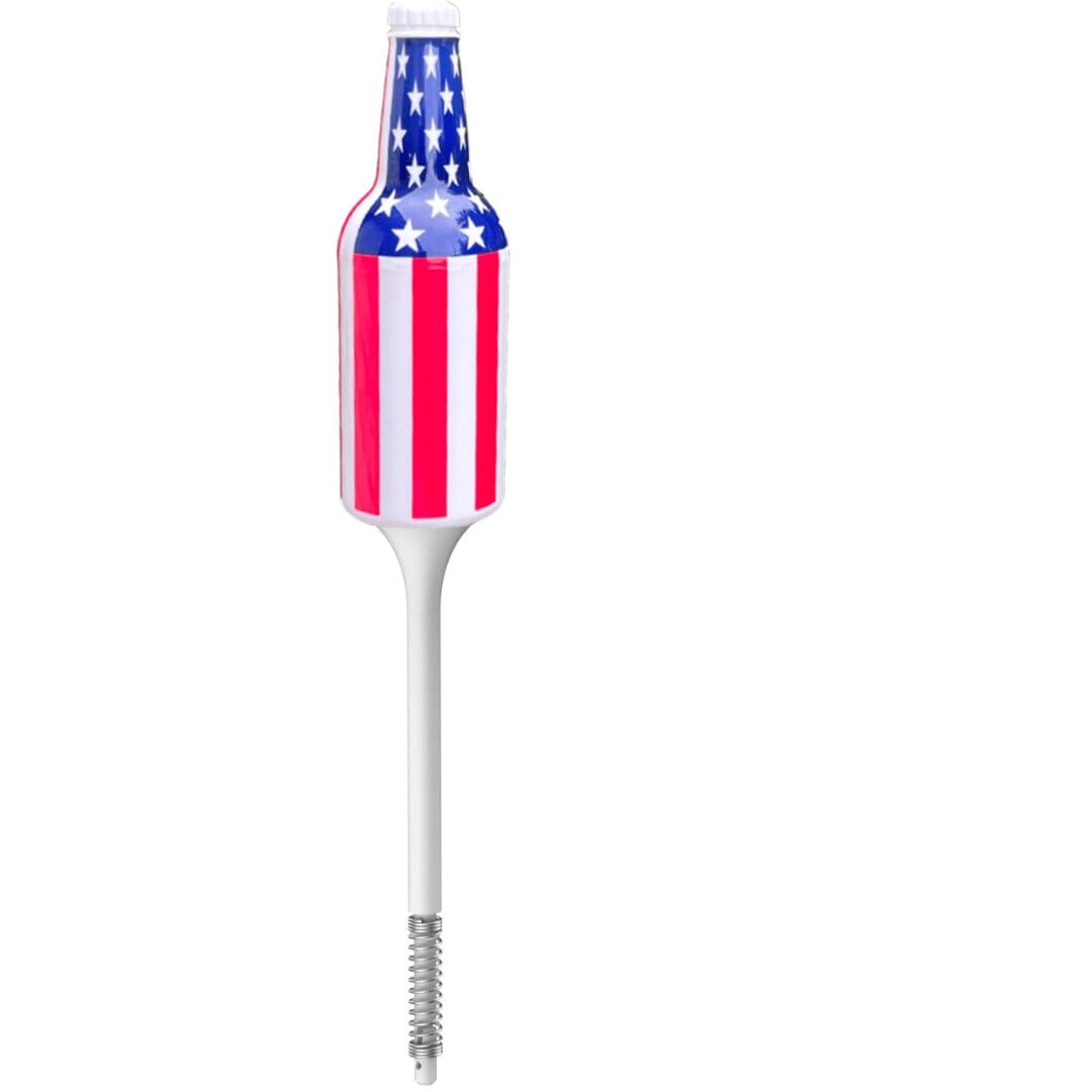 Bottle Bobbers - American Flag Red & White Fishing Bobber - 3-Pack Fishing Floats & Bobbers Southern Bell Brands 