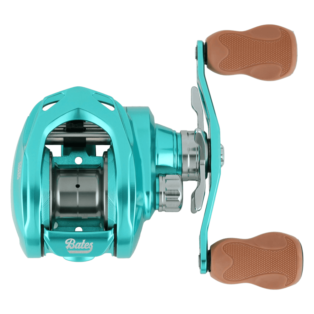 Bates - "Limited-Edition Glades Green" Salty Hundo Low-Profile Baitcast Reel Fishing Reel Bates Fishing Co 
