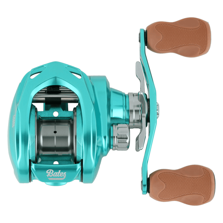Bates - "Limited-Edition Glades Green" Salty Hundo Low-Profile Baitcast Reel Fishing Reel Bates Fishing Co 