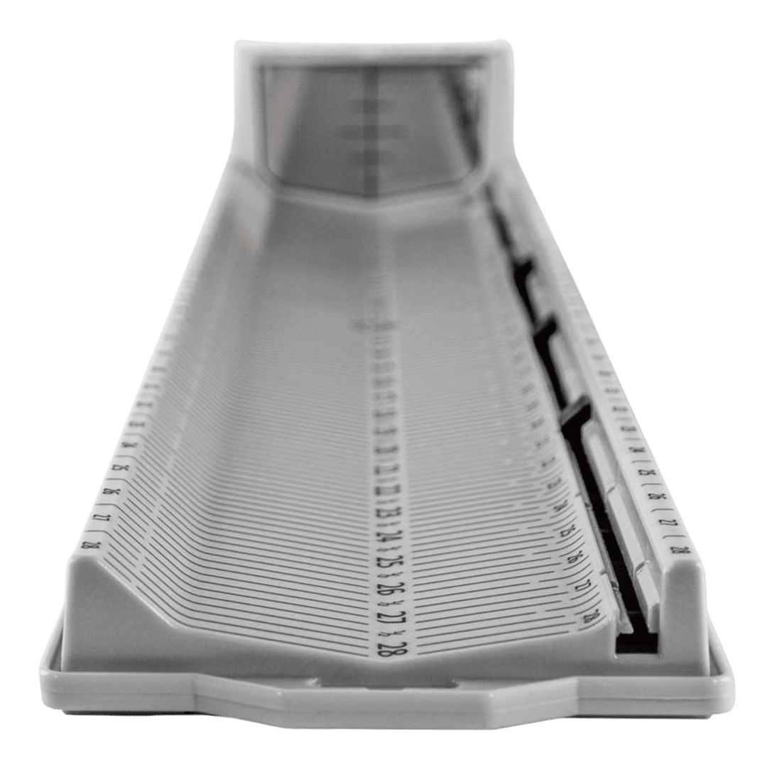 LeaderBoard - 28" Measuring Board with Built-In Identifier Holders and Cull Tabs, Overcast Grey YakAttack 