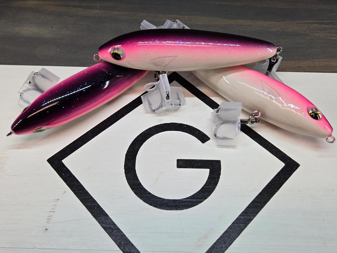 Diamond G Custom Baits - Skitter Walk Lure Diamond G Custom Baits Black Cherry 