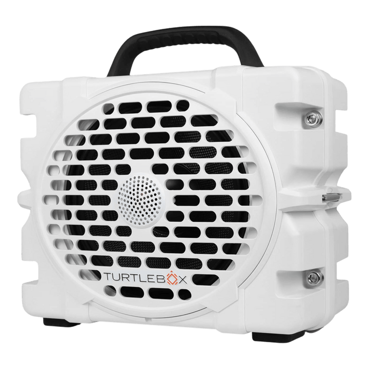 TURTLEBOX Grande Waterproof Portable Big Speaker Accessories Turtlebox White 
