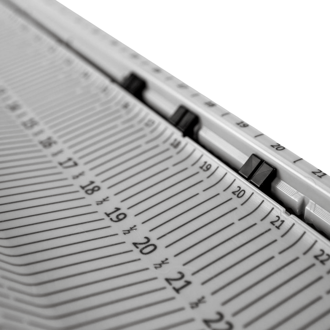 LeaderBoard - 28" Measuring Board with Built-In Identifier Holders and Cull Tabs, Overcast Grey YakAttack 