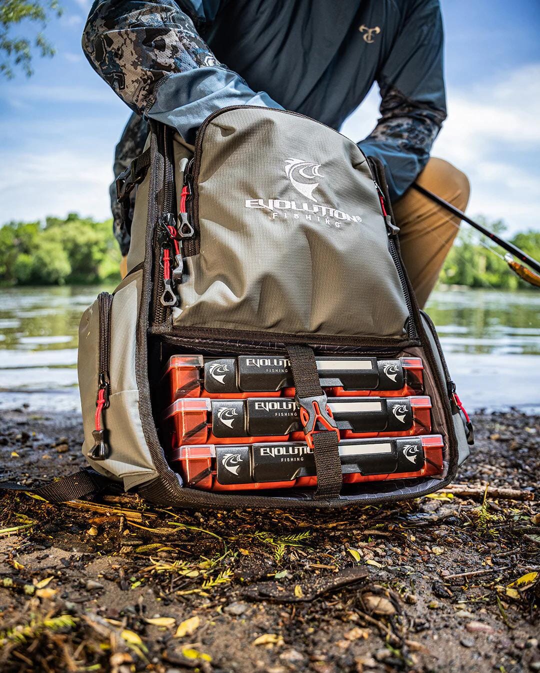 Evolution - Largemouth 3.0 Tackle Backpack Evolution Outdoor 